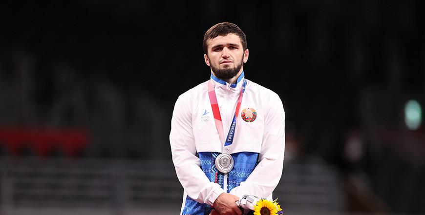Белорусский борец Магомедхабиб Кадимагомедов завоевал серебро Олимпийских игр