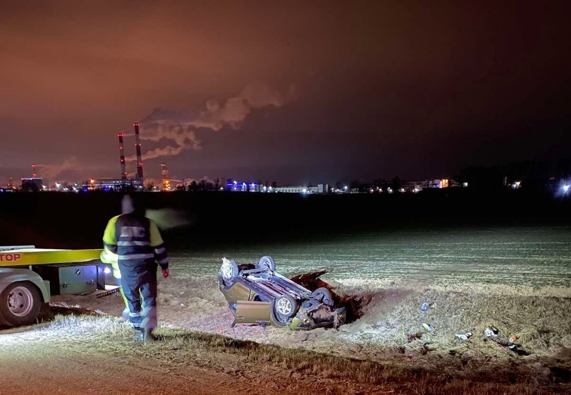 ДТП в пригороде Гродно:  от печального итога водителя и пассажира  уберегли ремни безопасности