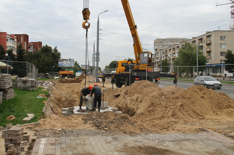 Горисполком усиливает контроль за ходом работ, связанных с раскопками на улицах Гродно