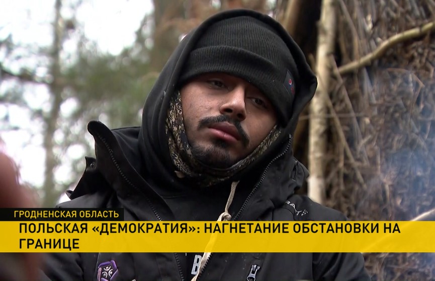 Польша продолжает стягивать военную технику к границе. Беженцы уже без сил 