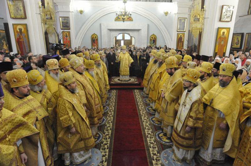 Митрополит Минский и Слуцкий Патриарший Экзарх всея Беларуси Павел отслужил первую литургию на белорусской земле