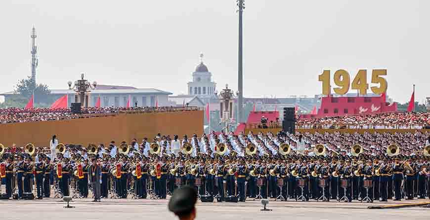 Александр Лукашенко присутствовал на военном параде в Пекине 