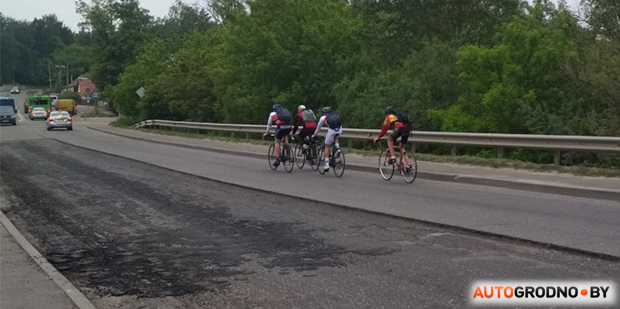 Фоторепортаж: В районе Лососно начали ремонт дороги
