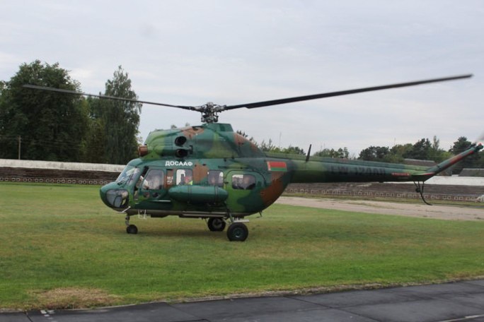 В День города над Мостами можно было полетать на вертолёте