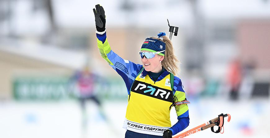 Динара Алимбекова-Смольская заняла 4-е место в спринте на финальном этапе Кубка Содружества по биатлону