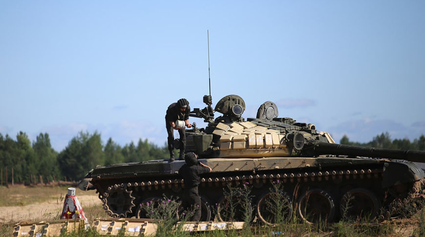 Гродненские танкисты приняли участие в плановых занятиях на Гожском полигоне