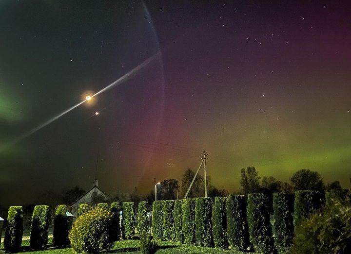 ФОТОФАКТ: Северное сияние в Гродненской области
