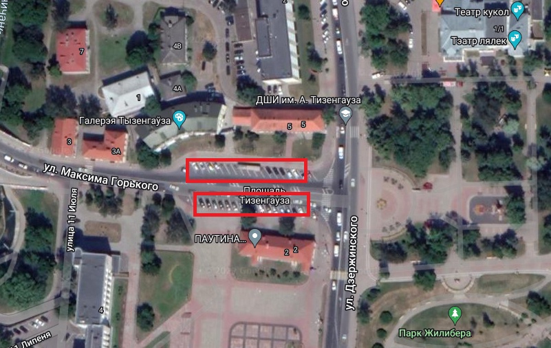 19 мая будет запрещена парковка на площади Тизенгауза 