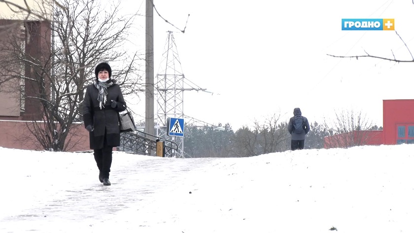 Первые случаи обморожения в Гродно. Один закончился операционным вмешательством
