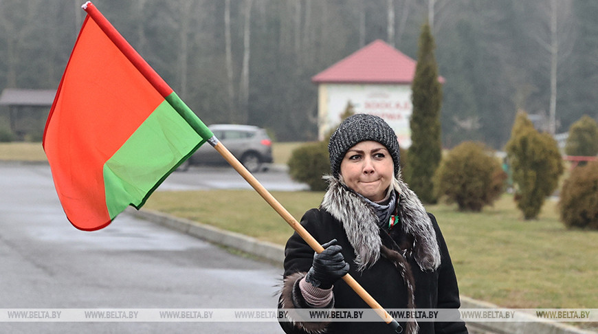 Патриотическая акция "Автопробег "За Единую Беларусь"