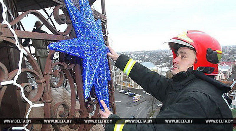 Пожарная каланча в Гродно превратится в чудо-елку