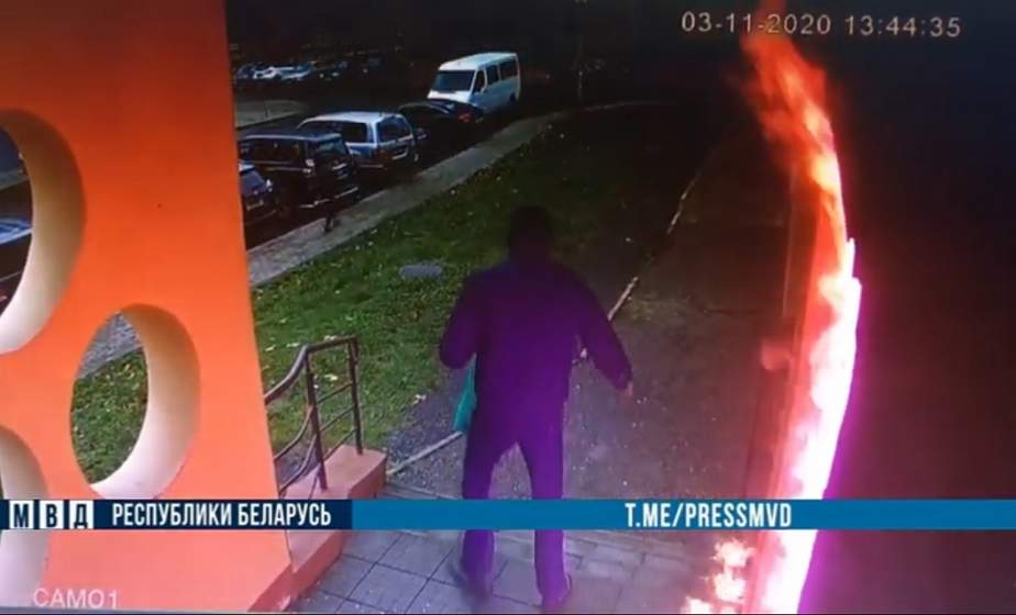 Суд в Гродно вынес приговор по делу о поджоге дверей пункта охраны правопорядка