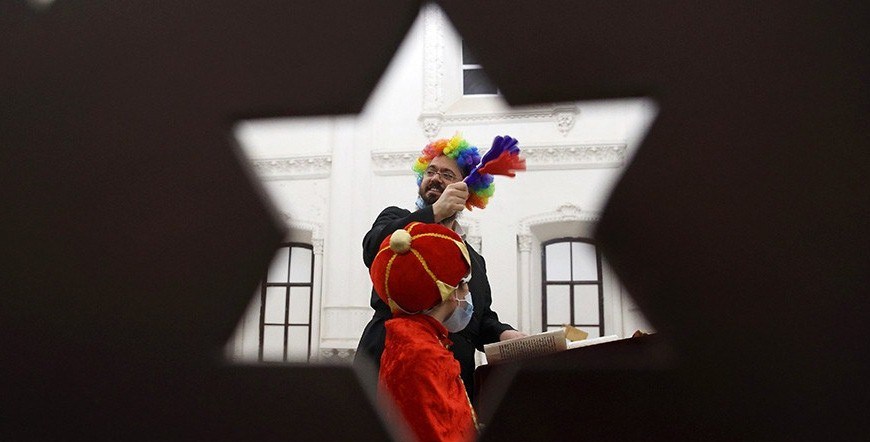 Иудеи празднуют Пурим