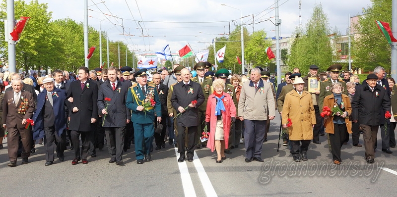 Гродненщина праздновала День Победы (Добавлено видео)