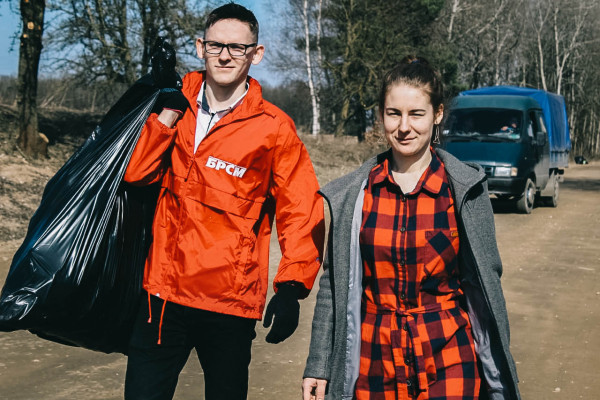 Студенты Купаловского университета присоединились к республиканской акции «За дело»