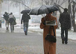 Мокрый снег ожидается на текущей неделе