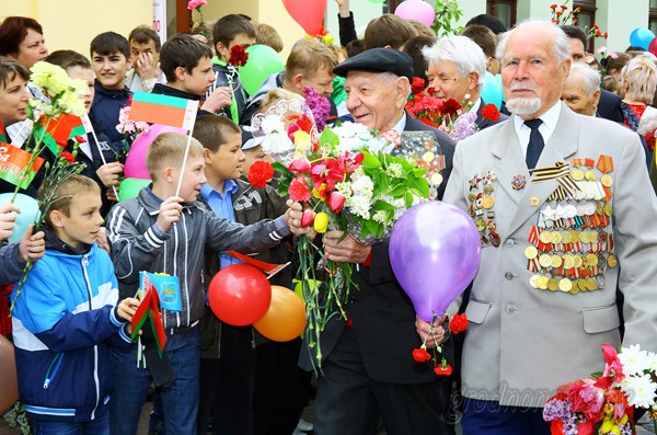 Фоторепортаж: празднование Дня Победы в Гродно