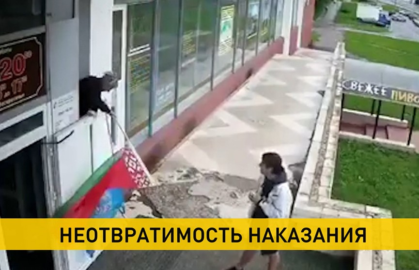  Итоги уличных протестов: мужчина ударил милиционера, а парень надругался над государственным флагом (+видео)