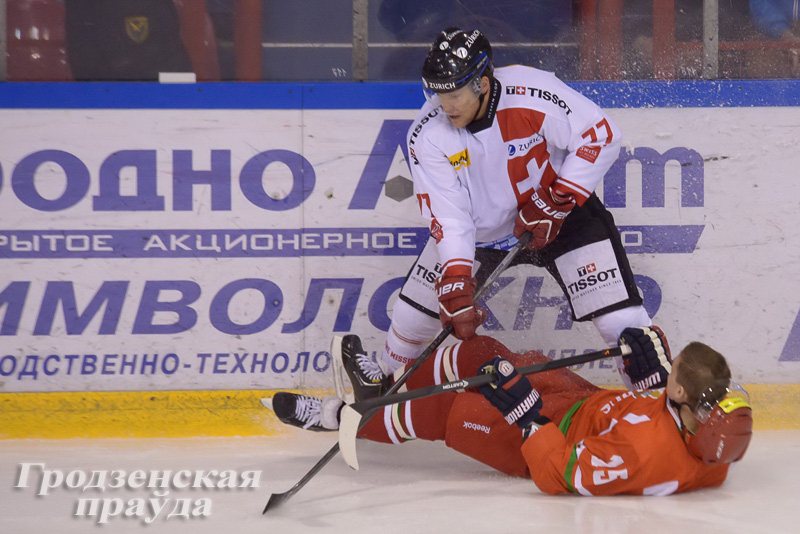 Сборная Беларуси проиграла швейцарцам