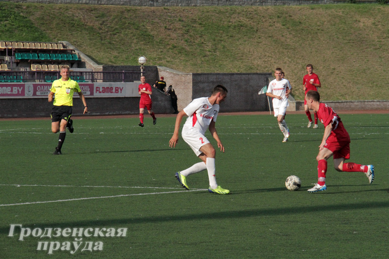 ФСК «Гродненский» уступил «Белшине» с разгромным счетом