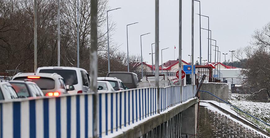 ГПК: скопление легковушек фиксируется перед польским пунктом пропуска "Тересполь"