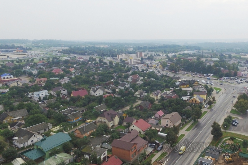 C видом на город. В Гродно определяются новые места индивидуальной жилой застройки