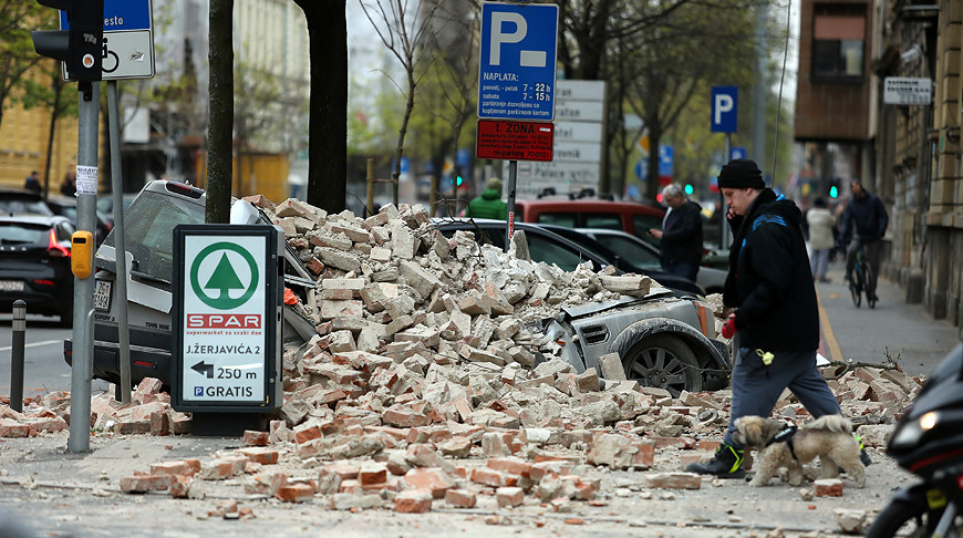 В Загребе за сутки произошло 57 землетрясений