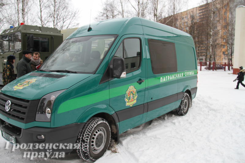 У гродненских пограничников появилась современная мобильная лаборатория