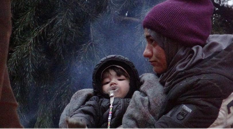 ФОТОФАКТ: Восьмой день беженцев на белорусско-польской границе