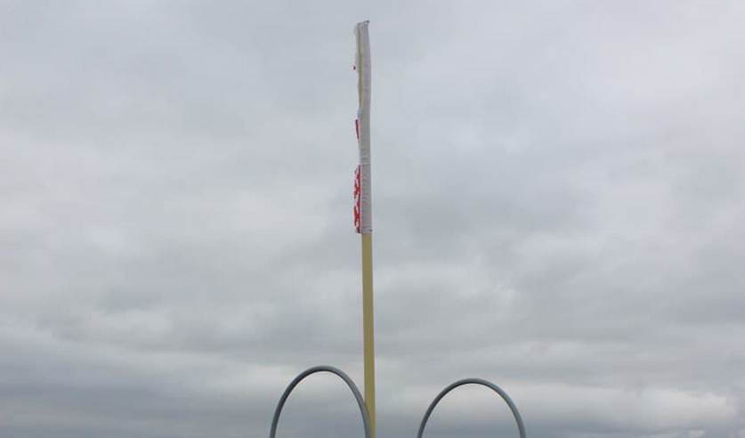 В Волковыске подросток надругался над Государственным флагом