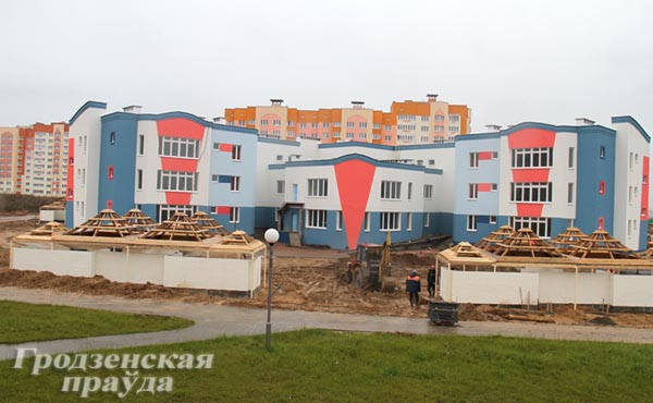В Ольшанке завершается строительство детского сада (ФОТО)