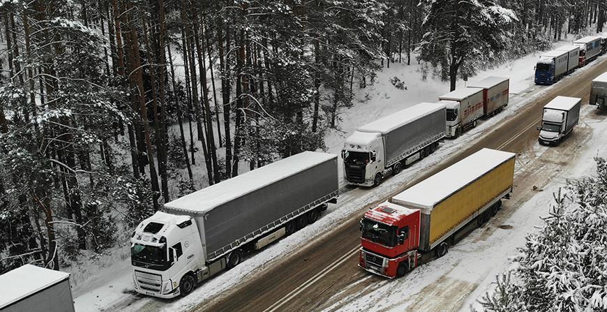 ГПК: грузовики за минувшие сутки въезжали с задержками в Литву и Польшу