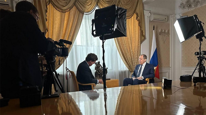 Конфликт в Украине и отношения с новым президентом США. О чем сказал Сергей Лавров в интервью Такеру Карлсону