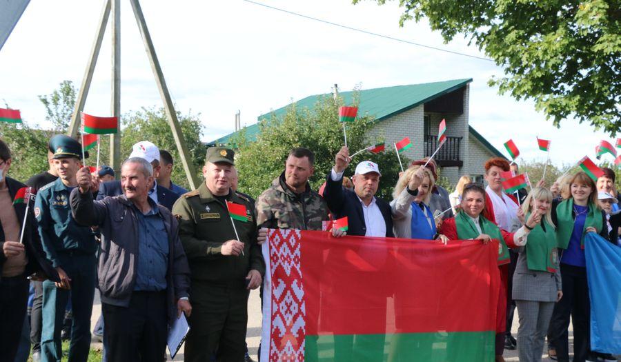 Вороновщина приняла эстафету автопробега «Символ единства»