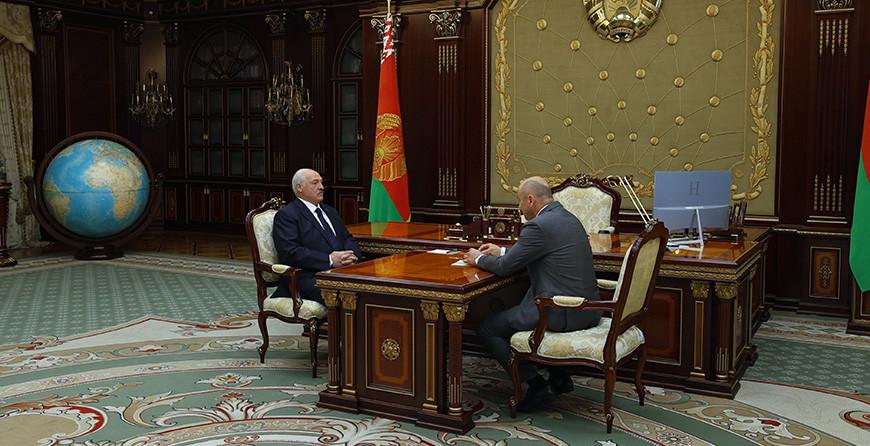 Ситуация в регионе, где проходит "линия мирного фронта". Александр Лукашенко принял с докладом Александра Рогожника