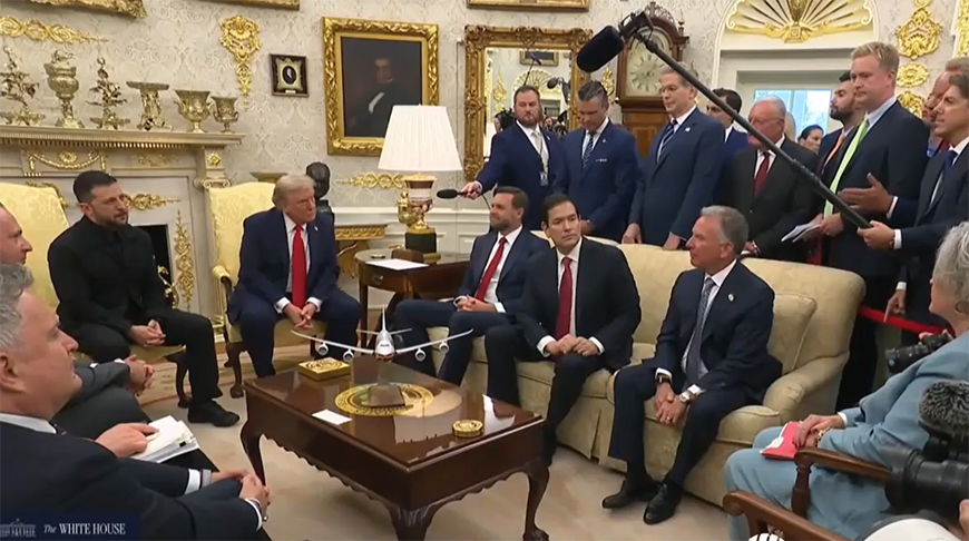 В Белом доме проходит встреча Дональда Трампа и Владимира Зеленского 