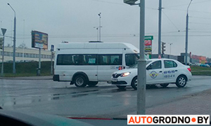 Авария маршрутки и "учебки" возле здания ГАИ: известно, кто допустил ошибку