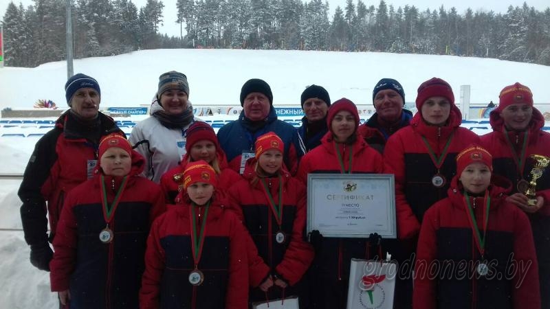 У юных гродненских биатлонистов - вторая "бронза"!