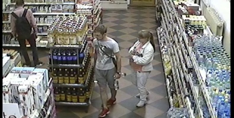В Гродно разыскивают пару, похитившую из магазина спиртное