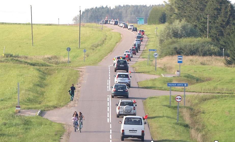 Патриотический автопробег состоялся на Гродненщине. Посмотрите, как это было  