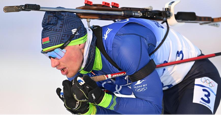 Белорусы заняли весь пьедестал в пасьюте на Кубке Союза биатлонистов России