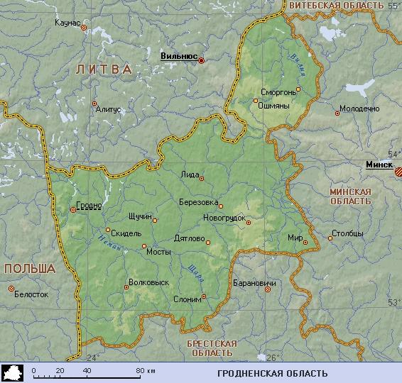 Ваше мнение важно. Какими вы видите границы Гродненской области и районов?