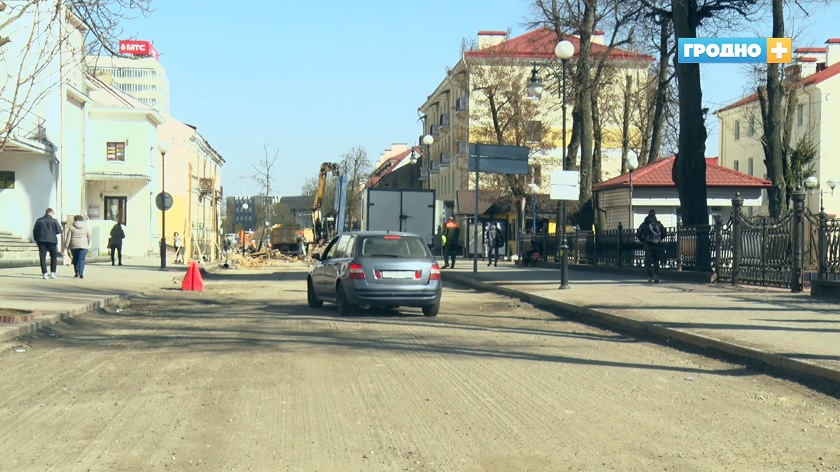 Ремонт улицы Ожешко планируют завершить в конце апреля