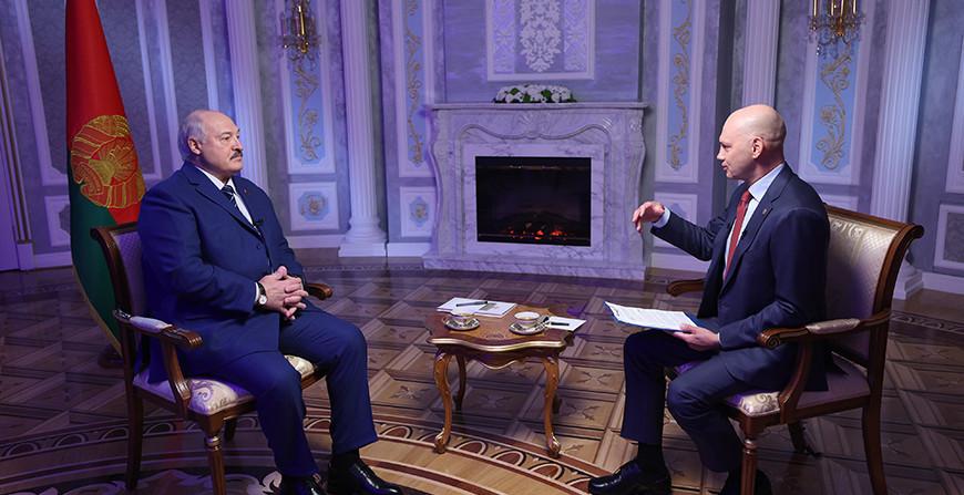 Александр Лукашенко дал интервью межгосударственной телерадиокомпании "Мир"