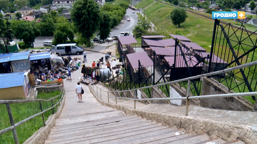 В Гродно продолжается реконструкция Центрального рынка