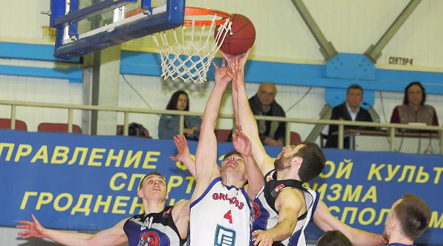 Баскетболисты "Гродно-93" первыми вышли в финал чемпионата Беларуси