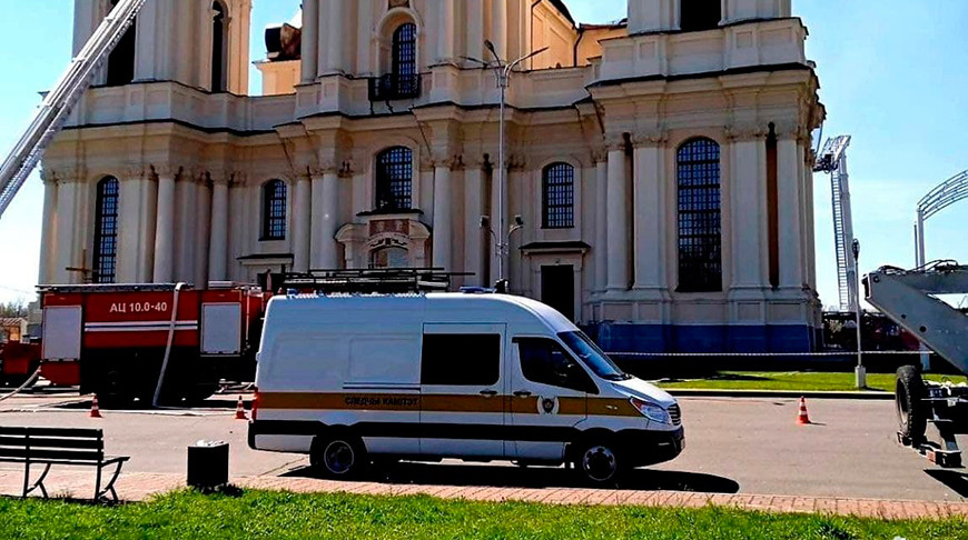Пожар в будславском костеле: возбуждено уголовное дело