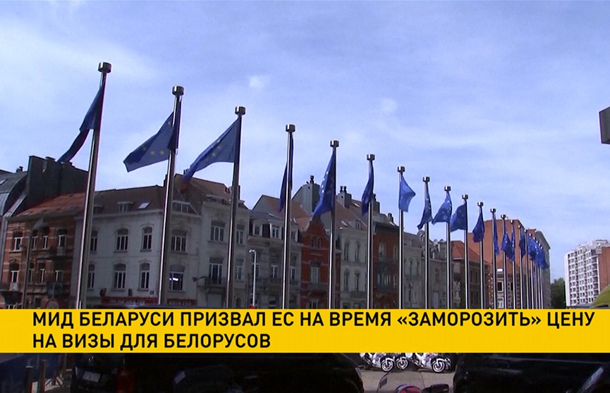 МИД Беларуси призвал ЕС на время «заморозить» цену на визы для белорусов