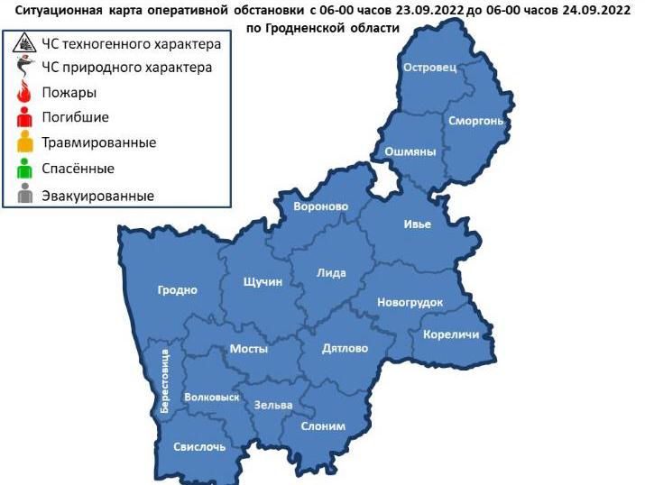 На территории области пожаров не произошло