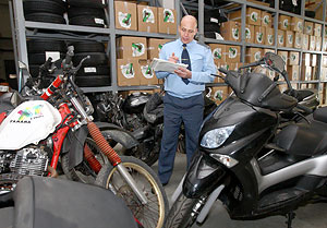 Гродненские таможенники задержали партию японских мотоциклов и скутеров